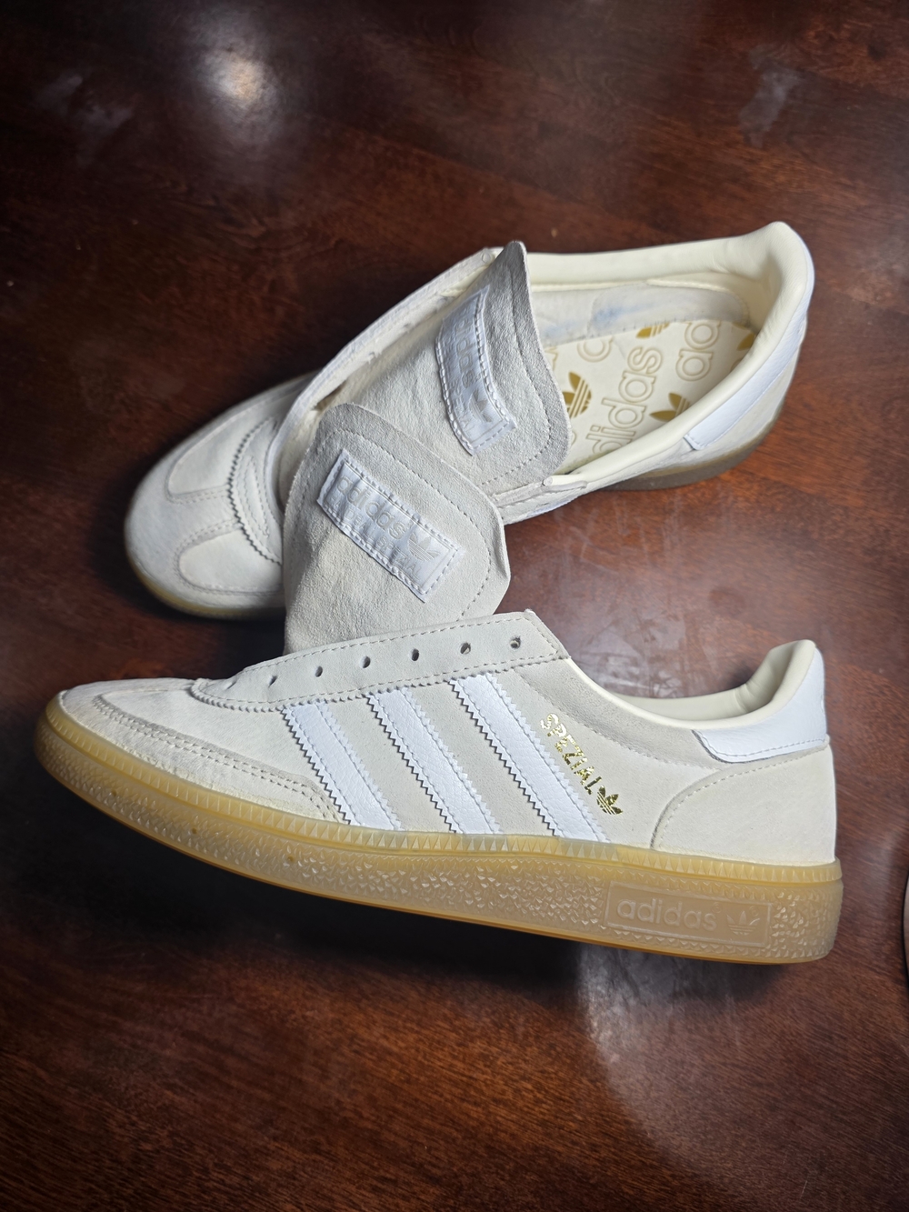 Adidas Men’s Suede Classic Trainer in Off-White - Picture 15 of 16